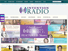 Tablet Screenshot of intentionradio.com